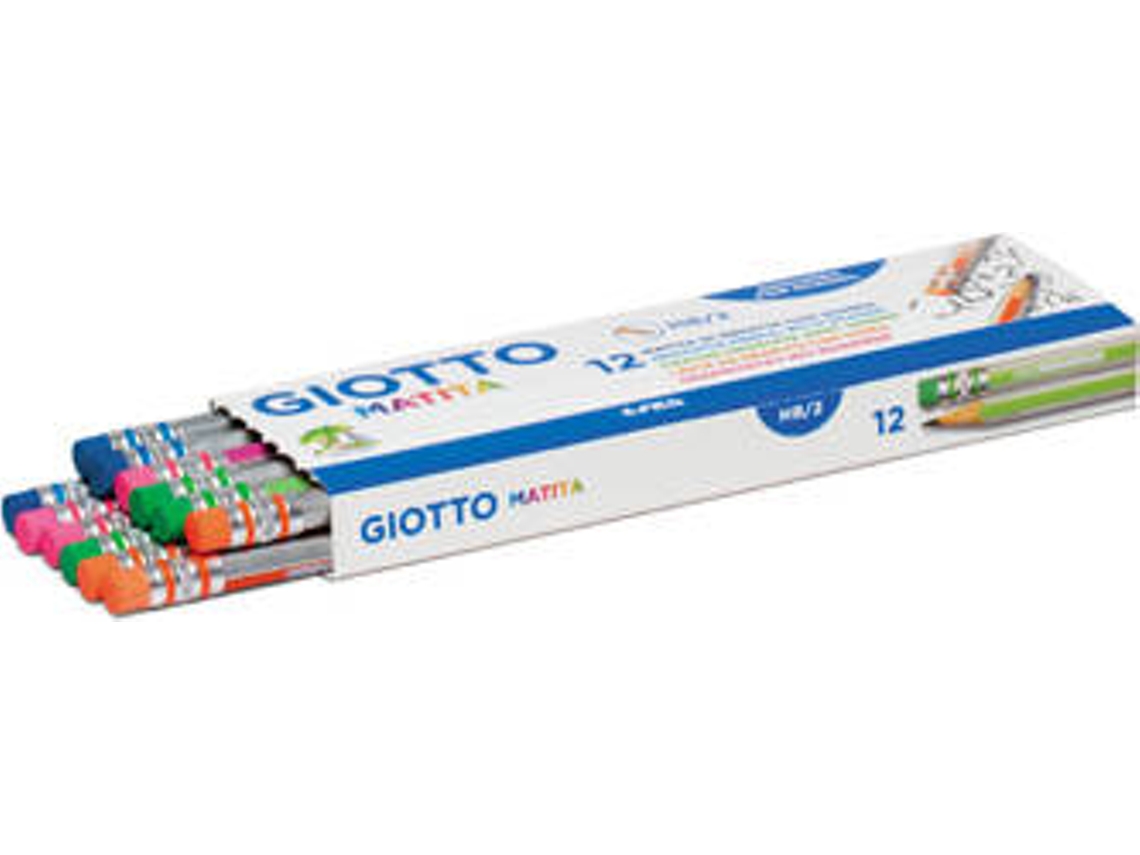 Lápices Carbón GIOTTO 136233200 (12 Unidads)