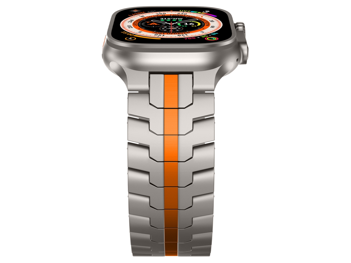 Correa de aleación de titanio para Apple Watch (naranja) XIAOMOYU