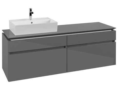 Módulo de lavabo Villeroy &amp Boch Legato B673 1600x550x500mm lavabo lado izquierdo