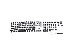 Keycap De Ponto Sublimação Têxtil Pbt Para Teclado Mecânico 61/64/68/87/96/104/108 Preto Com Extractor