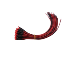 50 Diodos Led Difusos Precableados Multicolor De 3 Mm, Color Rojo (1)