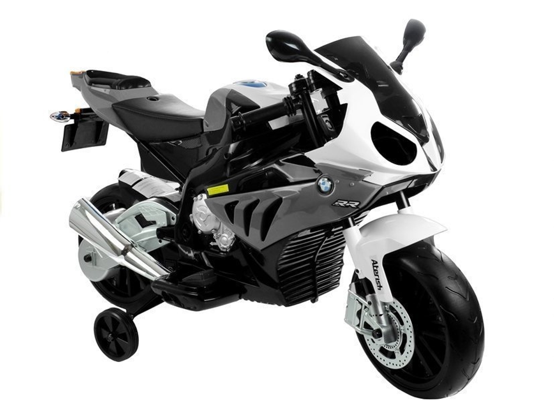 Motocicleta eléctrica BMW S1000RR plateada B.active
