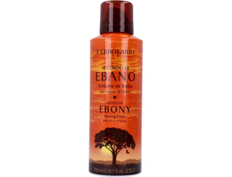 Espuma de Afeitar L'ERBOLARIO Accordo di Ebano (200 ml )