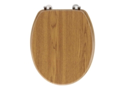 Asiento De Inodoro Efecto Madera Marrón Claro 45x37,5x5,5 Cm Douceur Dinterieur