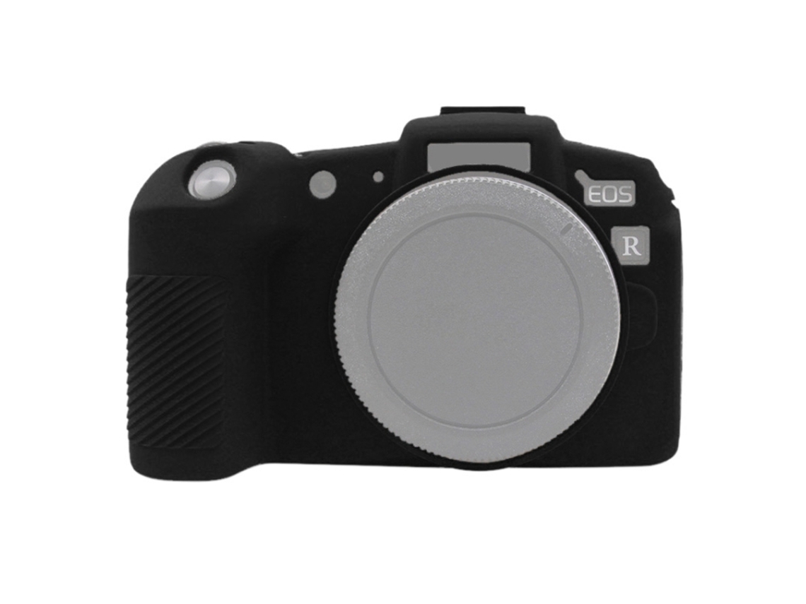 Funda protectora de silicona suave para Canon EOS RP negra Zruxe