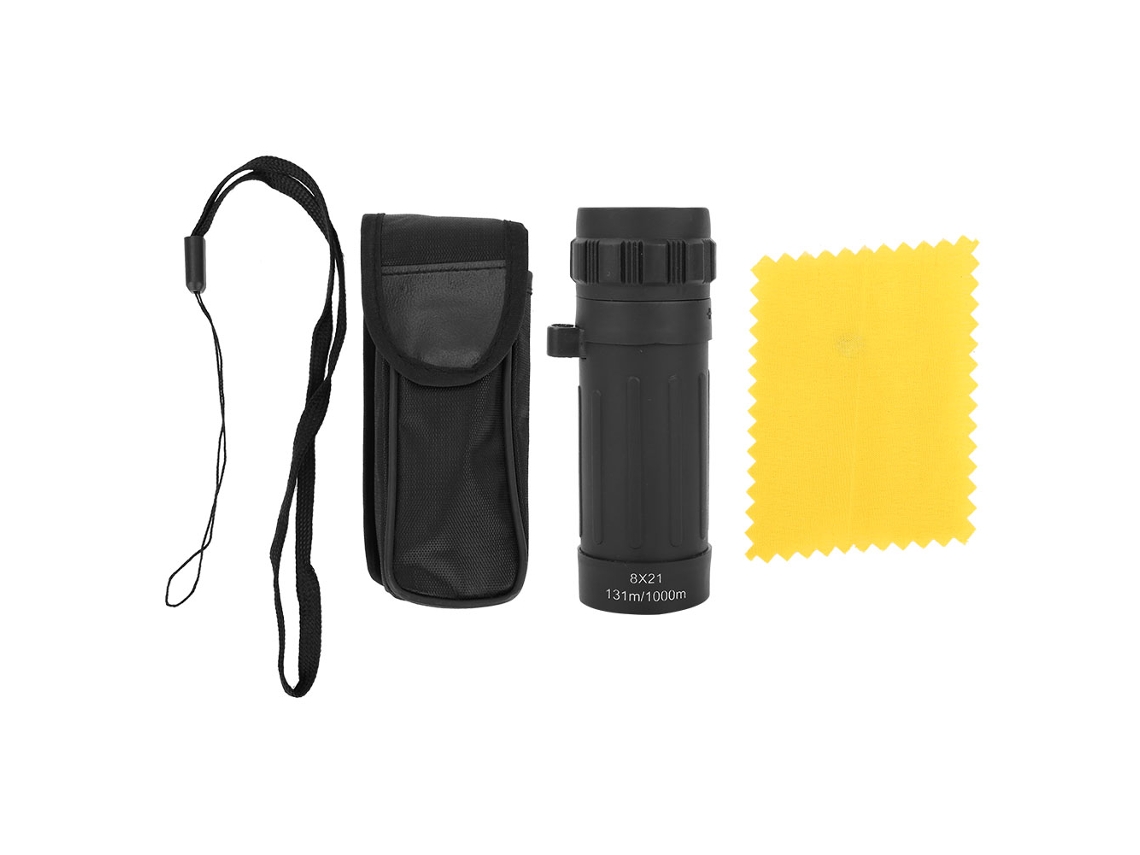 Monocular óptico HD 8x21 para caza, acampada y senderismo, telescopio para uso en exteriores.