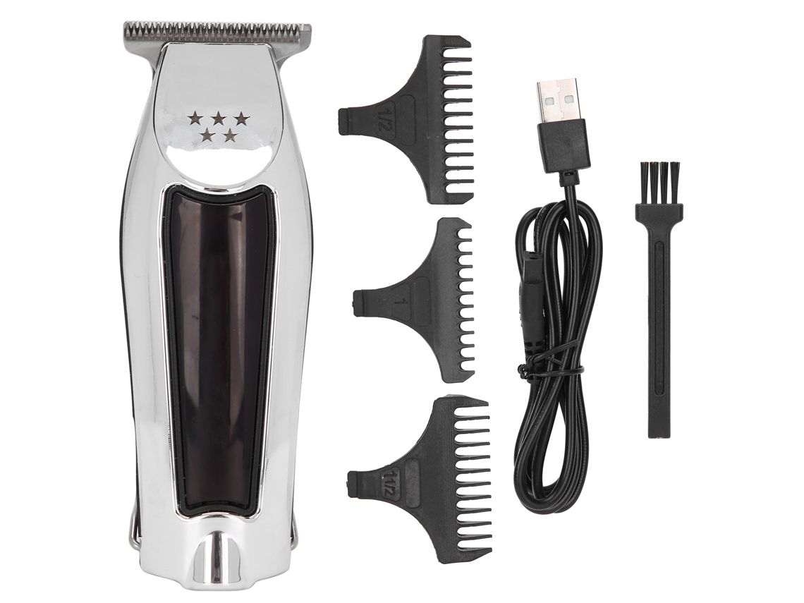 Cortapelos Eléctrico Profesional Retro Para Hombre, Herramienta De Afeitado Con Batería Recargable Usb.