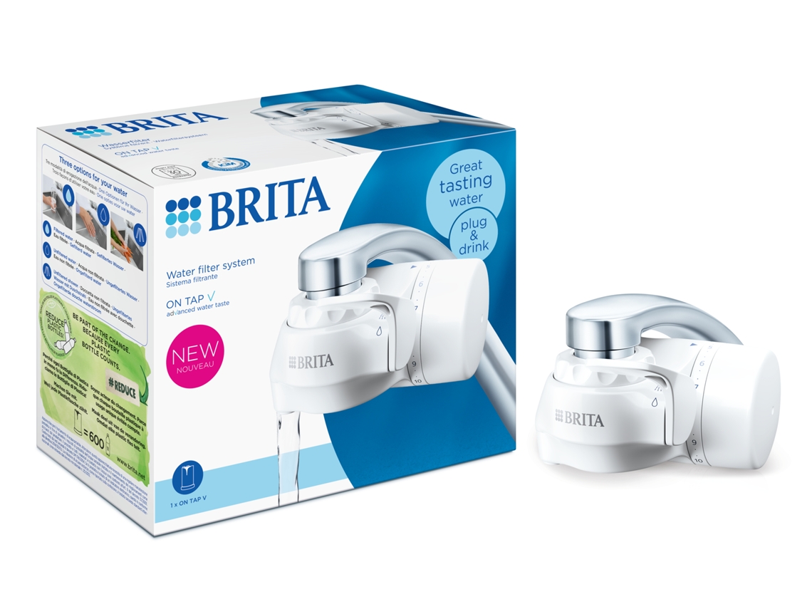 BRITA ON TAP V CU CE Sistema de filtración de agua conectado directamente al grifo Blanco