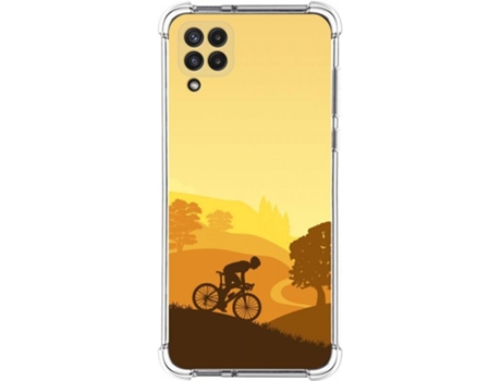 Carcasa Samsung Galaxy A22 4G / M22 TUMUNDOSMARTPHONE Ciclista Multicolor