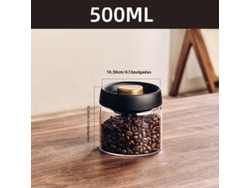 Juego de botellas de vidrio herméticas MDUG para conservar alimentos, ideales para la cocina, 500 ml