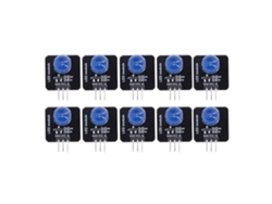 2026velora-10pcs Módulo Led 10mm 3.3v-5v Chip Bombilla Placa Luz Decorativa Hogar Azul Mrb050e