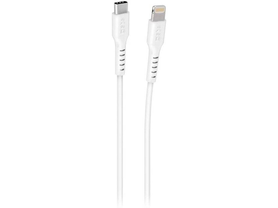 Cable de Carga SBS Lightning - Type-C MFI Blanco