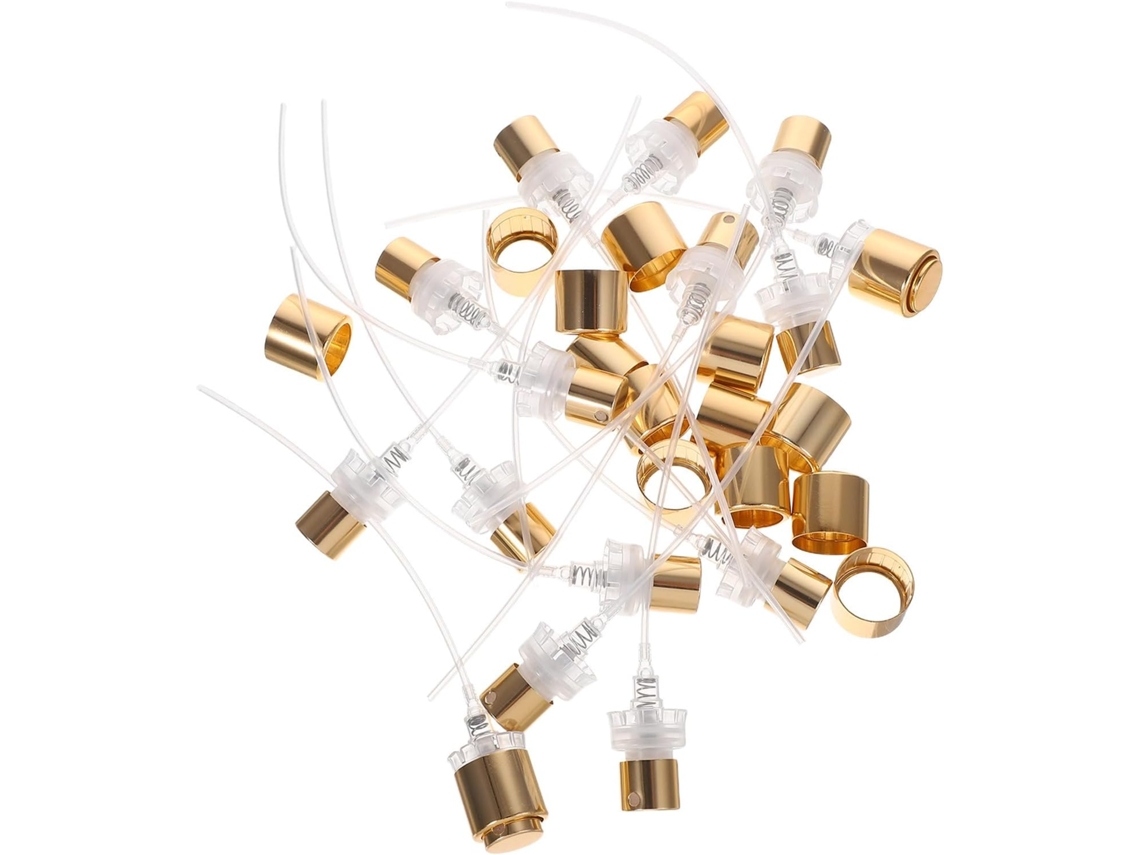 Embouts Vaporisateurs Parfum 15 Pcs Para Flacon À Pompe 15 Mm Plastique Doré Réutilisable Précisi...