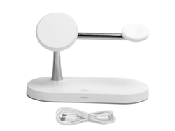 Base De Carga Inalámbrica Con Imán Para Iphone 12, Auriculares Y Reloj
