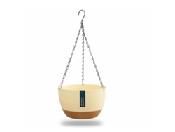 Maceta Colgante De Doble Cadena Con Cesta Para Plantas, Balcón Hogar Interior, Cuenco De Absorción Automática De Agua