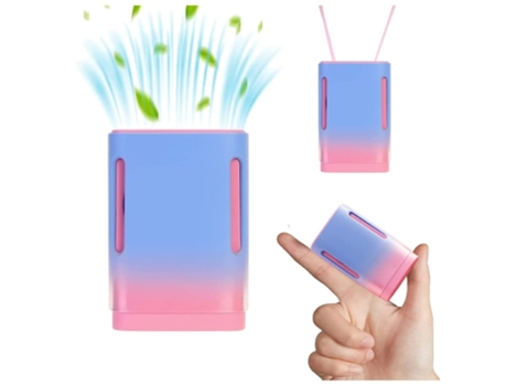 Mini ventilador mini ventilador portátil ventilador personal USB recargable 3 velocidades pequeño ventilador de bolsillo rosa BISBISOUS