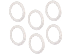 Anillos Ratán Blanco Hacer Coronas Navideñas Decoración Natural Clásica Fiestas Accesorios Puerta Principal