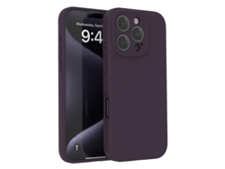 (morado Oscuro, Iphone 15 Pro) Funda De Silicona Líquida Para Teléfono, Compatible Con La Serie Iphone, Protección Total De La Lente Contra Caídas.