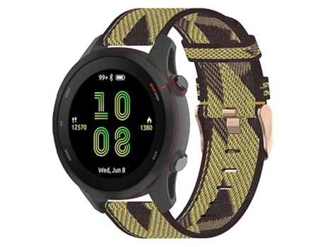 Correa De Reloj Inteligente Para Garmin Venu 2, Correa De Nailon Amarilla De 22Mm VENISYMLIS