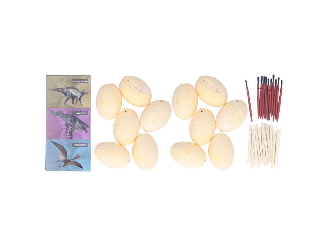Kit De Excavación De Huevos De Dinosaurio Material De Arcilla Juguete Diy Arqueológico Exquisito Para Niños