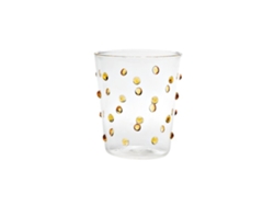 Vaso Zafferano Party Tumbler Cup, color amarillo dorado, 45 cl, juego de 6 piezas.