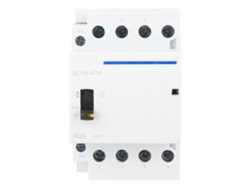 Contactor Modular De Ca 4p 40a Bch8-40m Con Interruptor Manual Para Uso Doméstico (4nc)