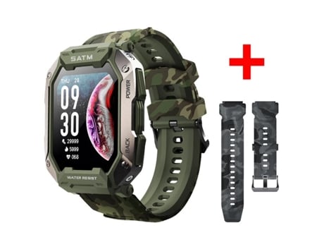 Reloj inteligente militar resistente al agua 5ATM IP69K para hombre, reloj inteligente profesional HD de 1,71 pulgadas para exteriores, relojes de ...