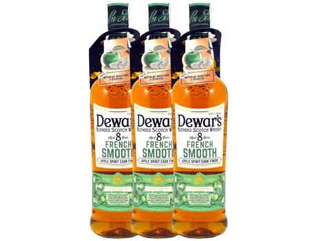 Whisky DEWAR'S Blended Dewar's French Smooth 8 Anos (0.7 L - 3 unidades)