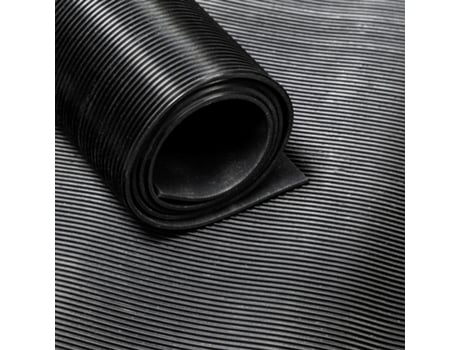 Tobogán De Goma / Tapete De Goma En Rollo Con Nervios 3Mm Ancho 180 Cm IVOL