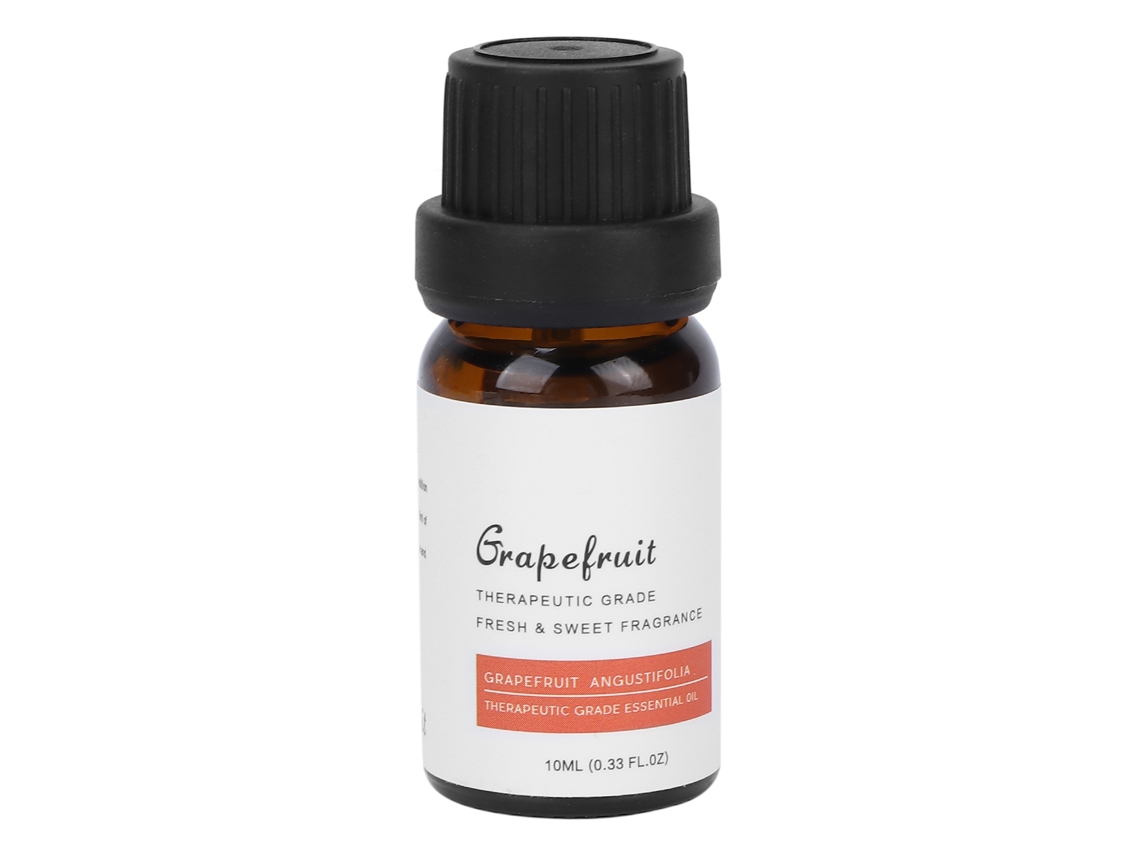 Aceite Esencial De Pomelo Para Masaje 10ml - Alivia Estrés, Fortalece Y Hydrata La Piel - Ideal Para Hogar Y Salones De Belleza