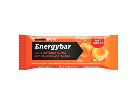 Barrita Energética NAMEDSPORT Energybar Apricot (35g)