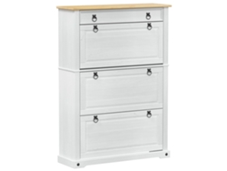 Maison Exclusive - Armario Zapatero Corona 99 X 32 X 138 Cm Madera De Pino Macizo