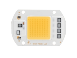Fuente de luz COB 2026 de alto voltaje (220 V) con alta eficiencia luminosa y amplia área de iluminación, LEDs de luz cálida.