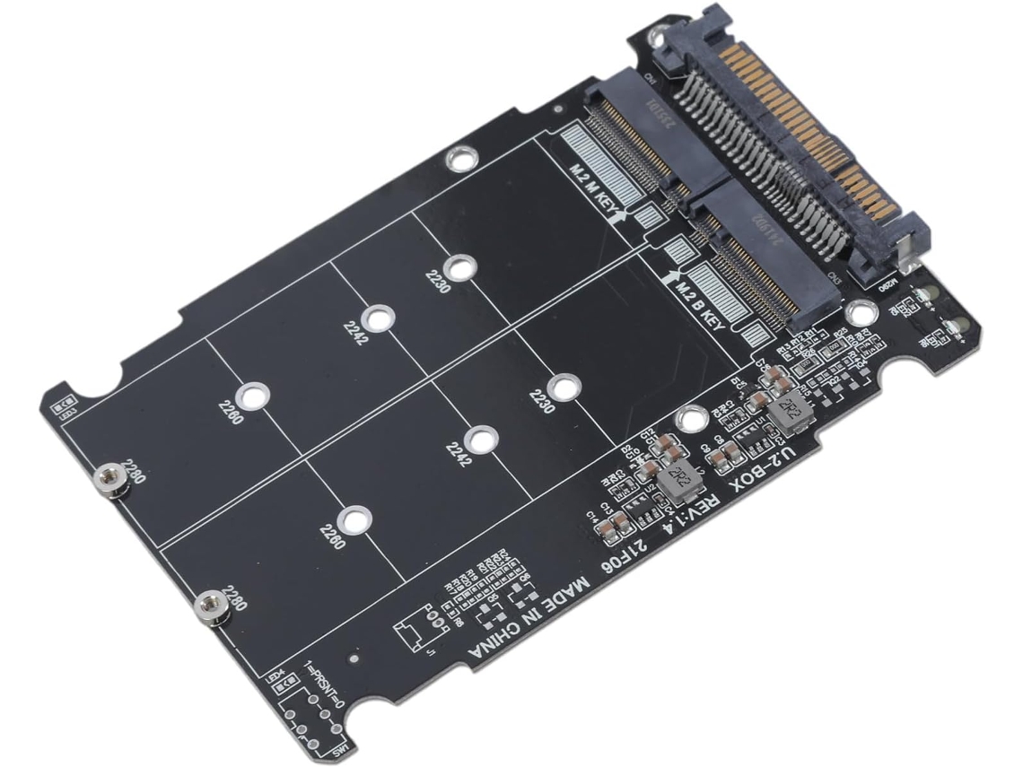 El Económico Adaptador Nvme M Admite Unidades De Estado Sólido Duales Para Mejorar La Capacidad.