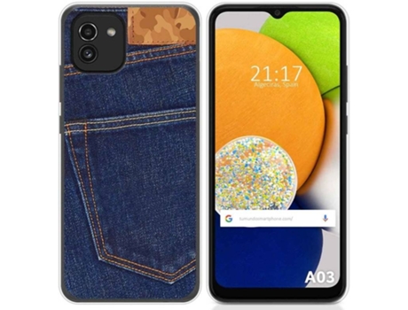 Carcasa para Samsung Galaxy A03 TUMUNDOSMARTPHONE Dibujos Vaquero Multicolor