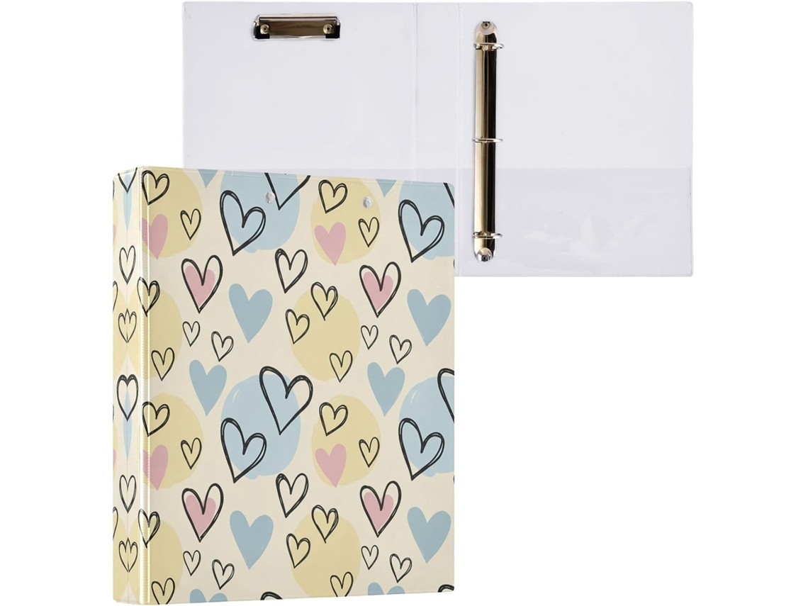 Besportble Carpeta De Anillas Redondas Con Portapapeles Y Oficina Pvc. 27,9 X 21,6 Cm 31,5 27 6