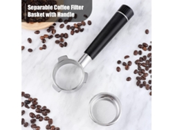 Molinillo De Café Espresso 2 En 1 Con Dispensador Magnético, Base Curva De 53 Mm, Compatible Con Breville De 54 Mm.
