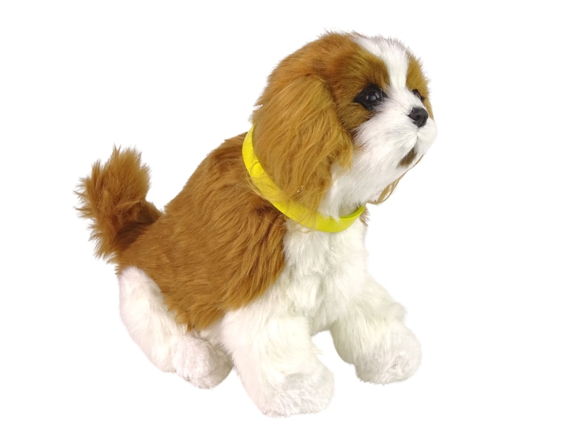 Cachorro Cavalier Interactivo con Pelaje Suave Acaricia su Cabeza y Aprende sus Funciones B. activar