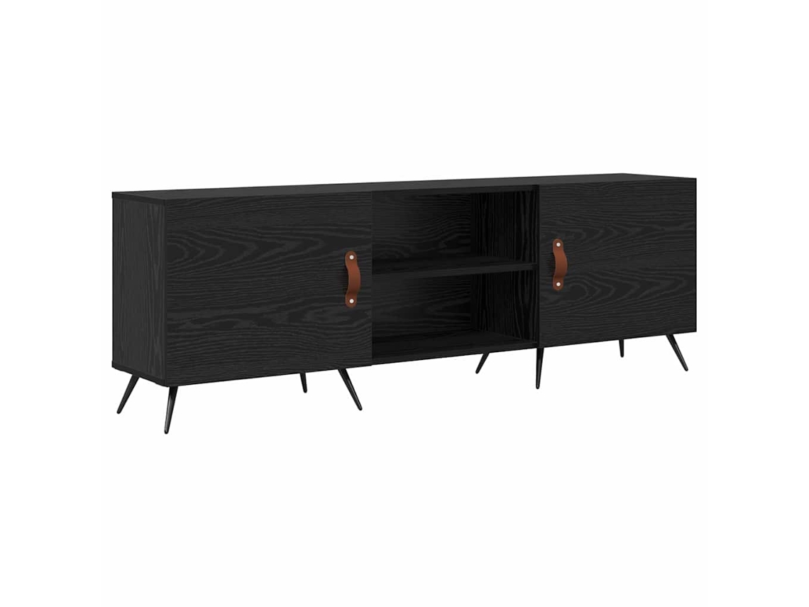 Maison Exclusive - Gabinete De Tv Roble Negro 150 X 30 X 50 Cm