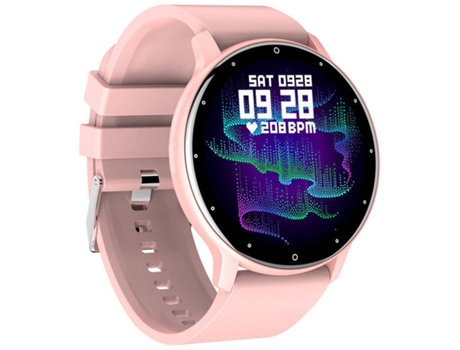 Smartwatch MDUG Monitor de Frequência Cardíaca Rosa