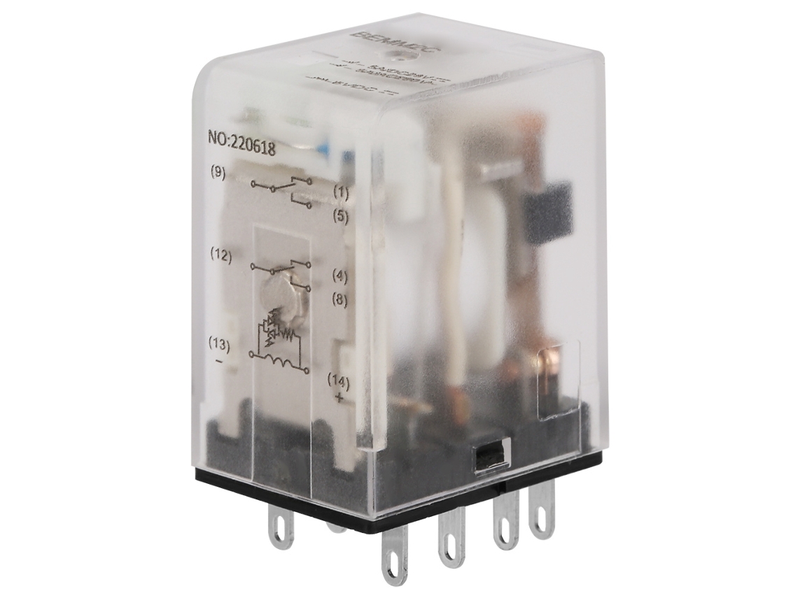 Relé Electromagnético Intermedio 8 Pin 5a 6vdc Mini Relé De Potencia Bemm2c