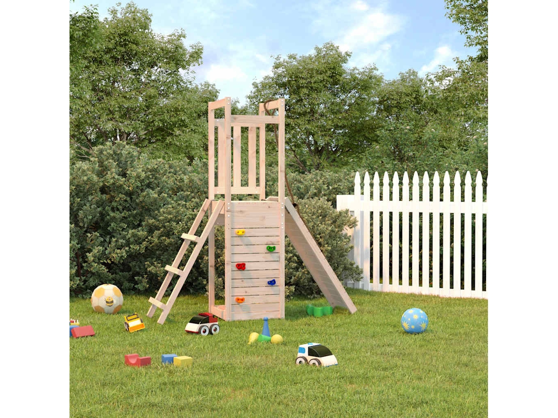Parque Infantil De Exterior Madera Maciza De Pino