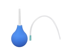 Kit De Enema De Silicona Con Manguera Desechable Para Limpieza Anal Femenina, Azul, 160 Ml.
