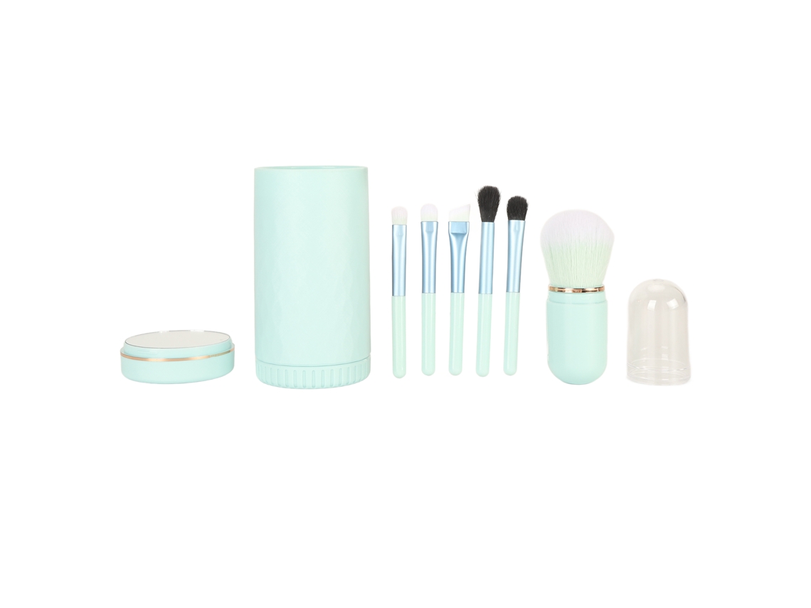 Conjunto De Pinceles De Maquillaje Para Polvo Y Sombras, Portátil Y Suave Sunflare
