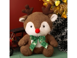 (peluche De Reno Navideño 25 Cm) Peluche, Almohada, Decoración