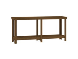 Maison Exclusive - Banco De Trabajo Madera Maciza De Pino Marrón Miel 180x50x80 Cm