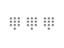 30pcs 3d Printer Plastic Wheel Pom Big Models Passive Round Wheel Idler Pulley Gear For Cnc Openbuilds V-slot