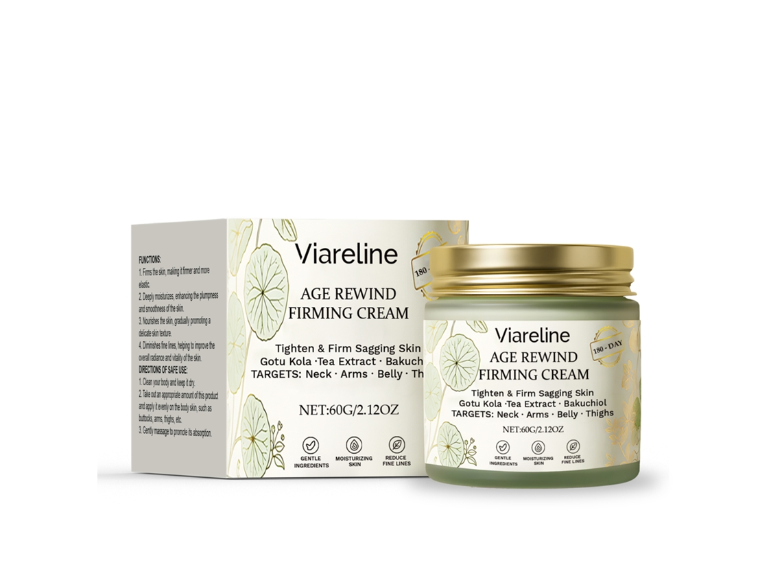 Crema hidratante corporal reafirmante de acción rápida y duradera.