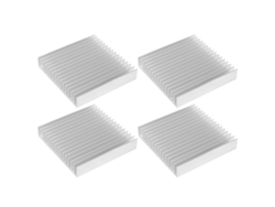 Yncm2026-4 Piezas Disipador De Calor Aluminio Para Router 100x18x100mm Piezas De Enfriamiento