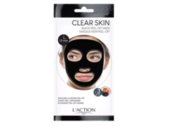 Mascarilla facial peel-off de carbón de L'action Paris para puntos negros e impurezas